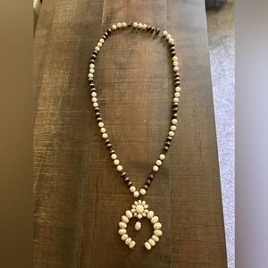 Faux Copper Squash Blossom Necklace